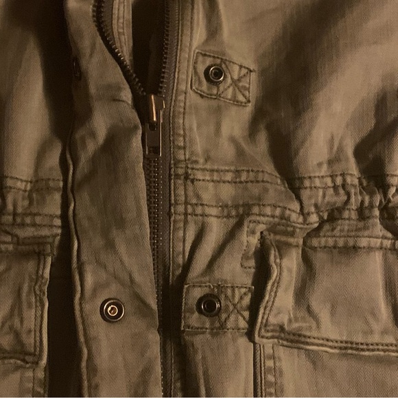 FREE PEOPLE ARYA UTILITY JACKET M DRIED HERB NWT - Picture 7 of 16